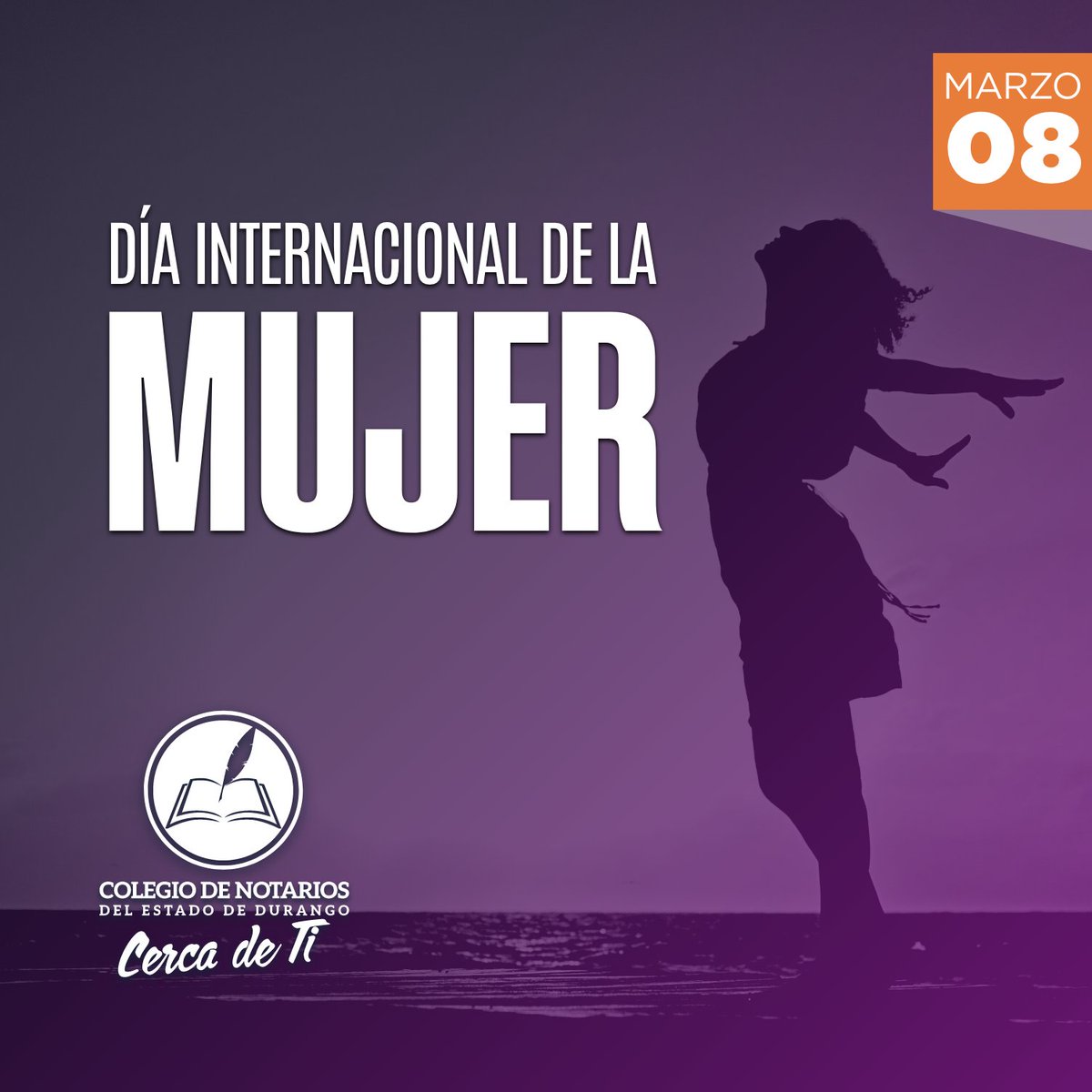 NotariosDurango's tweet photo. En este Día, Celebremos tu poder, tu voz y tu capacidad para cambiar el mundo.
8 de Marzo: Conmemoración del Día Internacional de la #Mujer.

#NotariadoDurango
#SiempreContigo
#8M
#Mujeres
#Durango https://t.co/v0nmjHZrNP