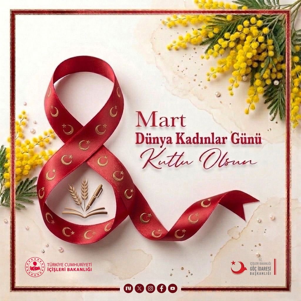 Emeği, bilgisi ve şefkatiyle dünyamızı daha güzel bir yer hâline getiren Göç İdaresi Başkanlığımızın kadın çalışanlarının ve tüm kadınlarımızın 8 Mart Dünya Kadınlar Günü kutlu olsun.

#8MartDünyaKadınlarGünü
