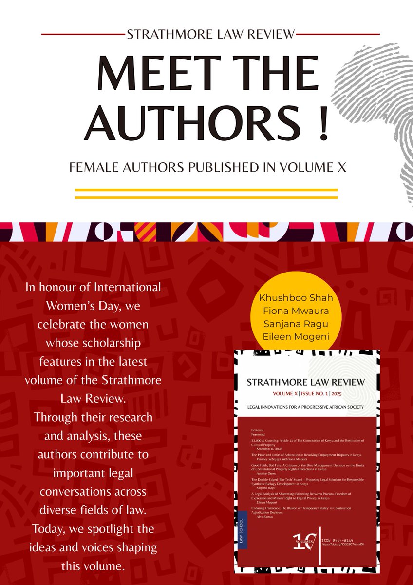 Strathmore Law Review tweet media