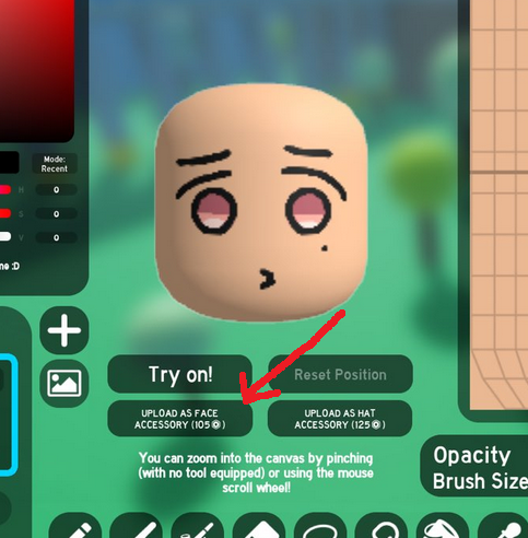 _amyassist's tweet photo. @MyBroLeft357 @_amybot i couldnt see this reply on main for whatever reason so im doing it here

clicking this button and buying it there should be fine!! i dont mind people uploading it themselves cause you cant put faces that you've made on facepainting onsale anyway ^^ https://t.co/UTcI8S3WS1