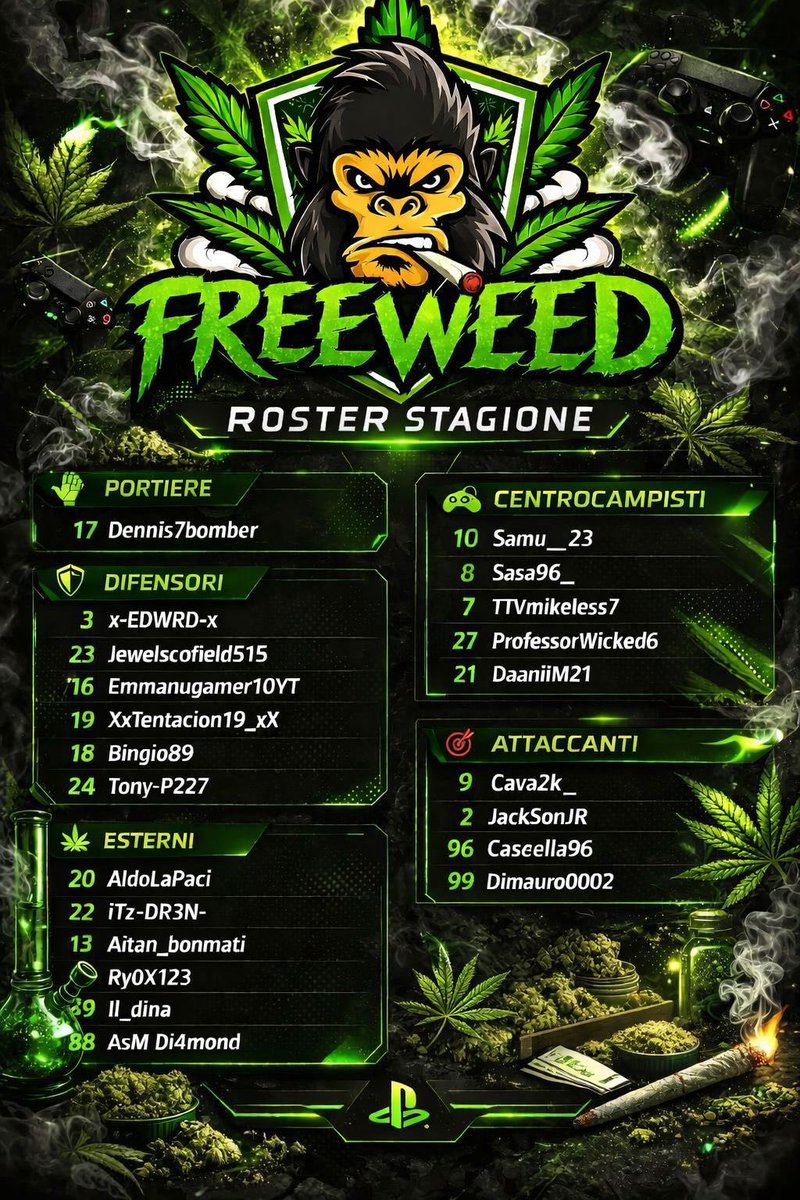 Free Weed Fifa Pro Club tweet media