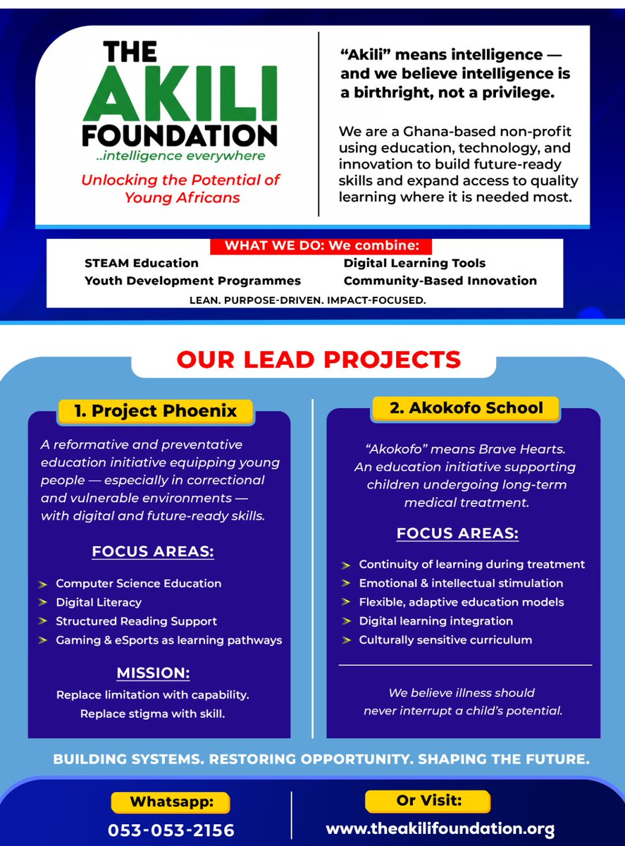 AkiliFdn's tweet photo. https://t.co/zWxBCV7lyC https://t.co/ZVh9OPtS4a