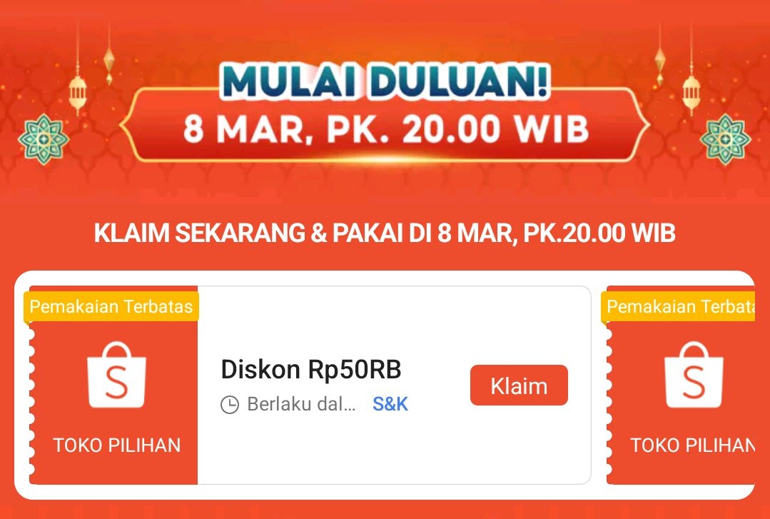 deliscovery_'s tweet photo. cepet klaim buat dipake jam 8 nanti 

🔗 https://t.co/h0wUTiXAlS https://t.co/bqBxWTovCA