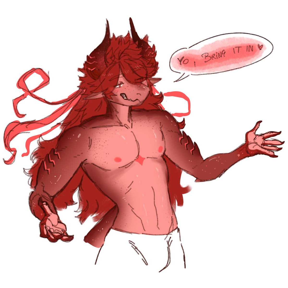 💎Aurnydoodle sketch comm open tweet media