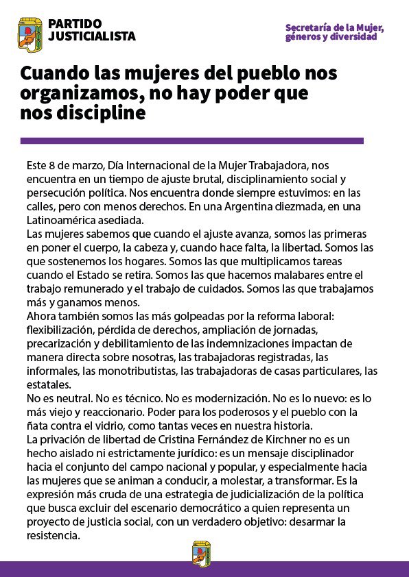 Partido Justicialista tweet media