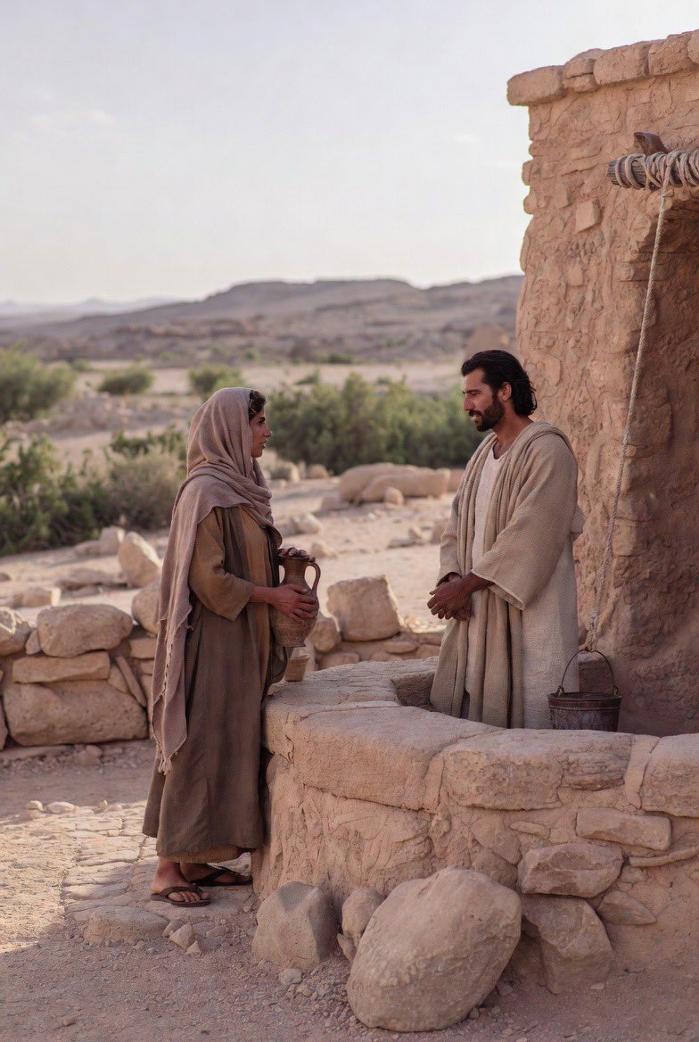 GatunaGuerrera's tweet photo. Yo lo único morado y femenino que celebro hoy es el Tercer Domingo de Cuaresma y su Evangelio de la samaritana. https://t.co/asGHi38siw