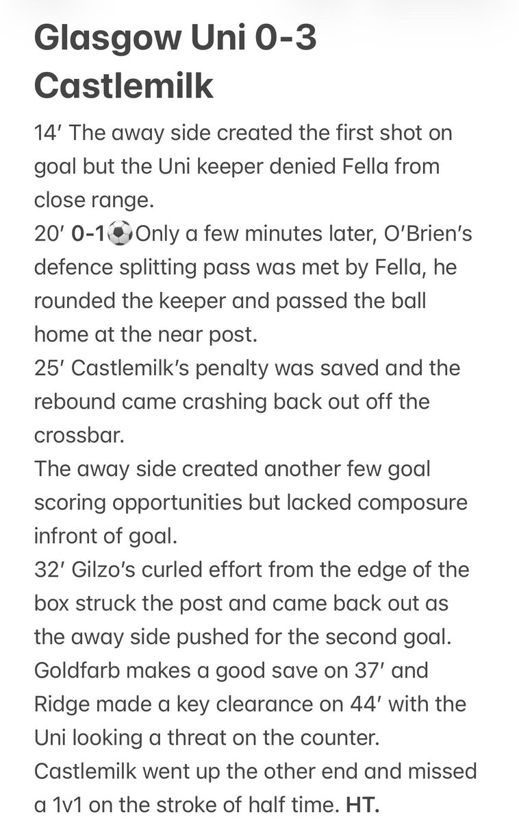 CCFC Saturday tweet media