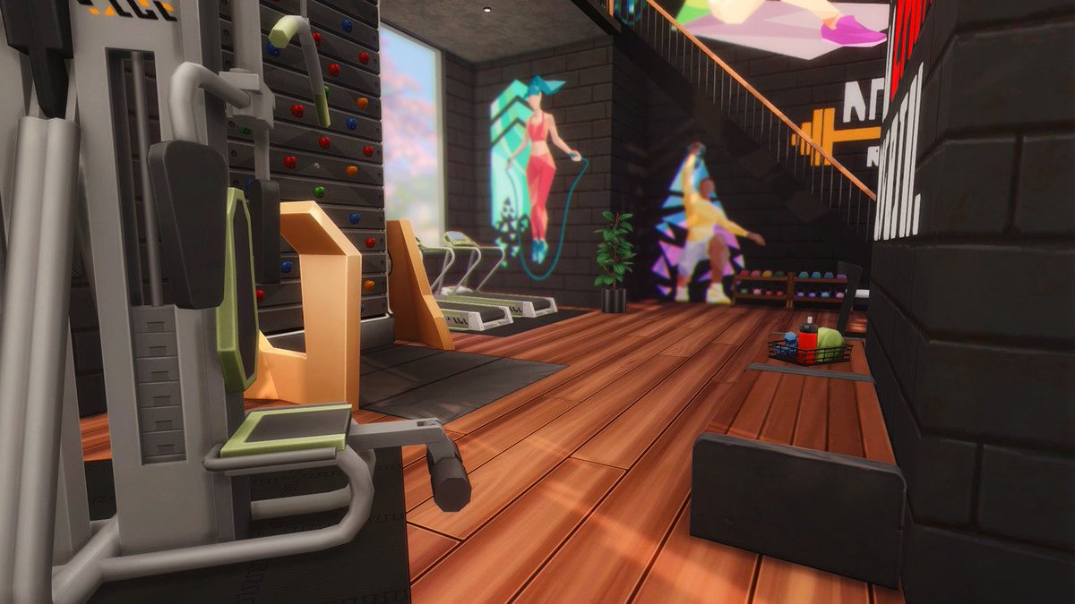 plasmajanes's tweet photo. Empower Fitness &amp; Cafe 🧋🏋️☕️
You can download my small business venue, featuring a university gym and cafe, over on my tumblr: plasma-janes.

#sims4 #ts4 #sims #sims4download #ts4download #simsdownload #sims4build #ts4build #simsbuild https://t.co/ASAokC2ugi