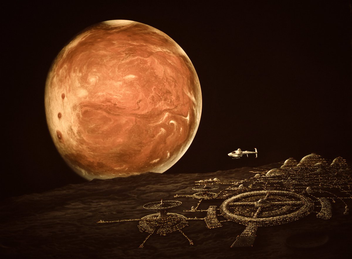 BESPOKEART63's tweet photo. @elonmusk Paintings Airbrush on cs10 canvas from the Artworks gallery London. Title LIVING ON MARS. Inspired by Elon Musk's Mars Project. Painted for the Planetary Society USA. https://t.co/4IByTS7Wws