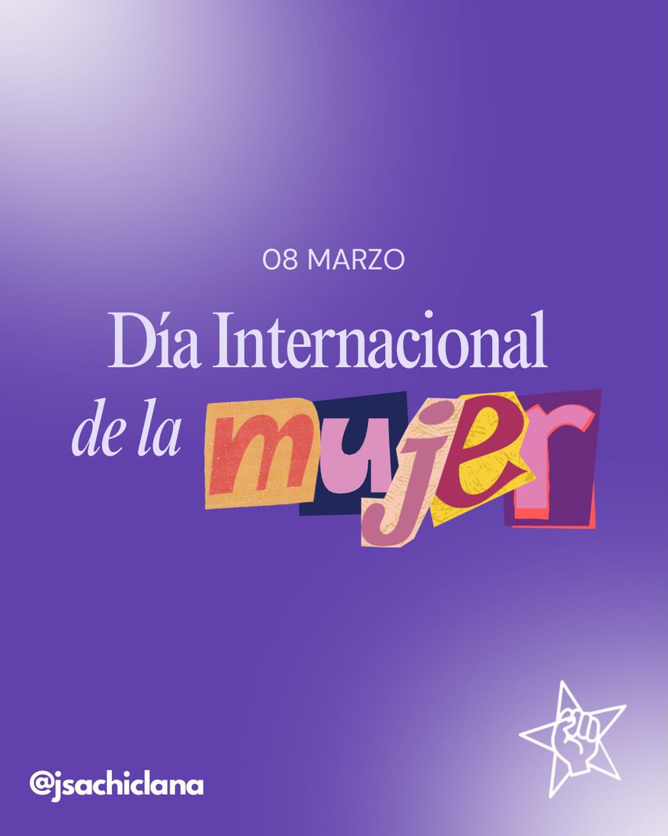 JSACHICLANA_'s tweet photo. Sigamos apoyándonos, levantándonos y brillando juntas.

Por las que no pudieron, por las que siguen luchando y por las que vendrán.

Feliz 8 de Marzo. Feliz Día de la Mujer💜✨ https://t.co/rHGZ9rVAbn