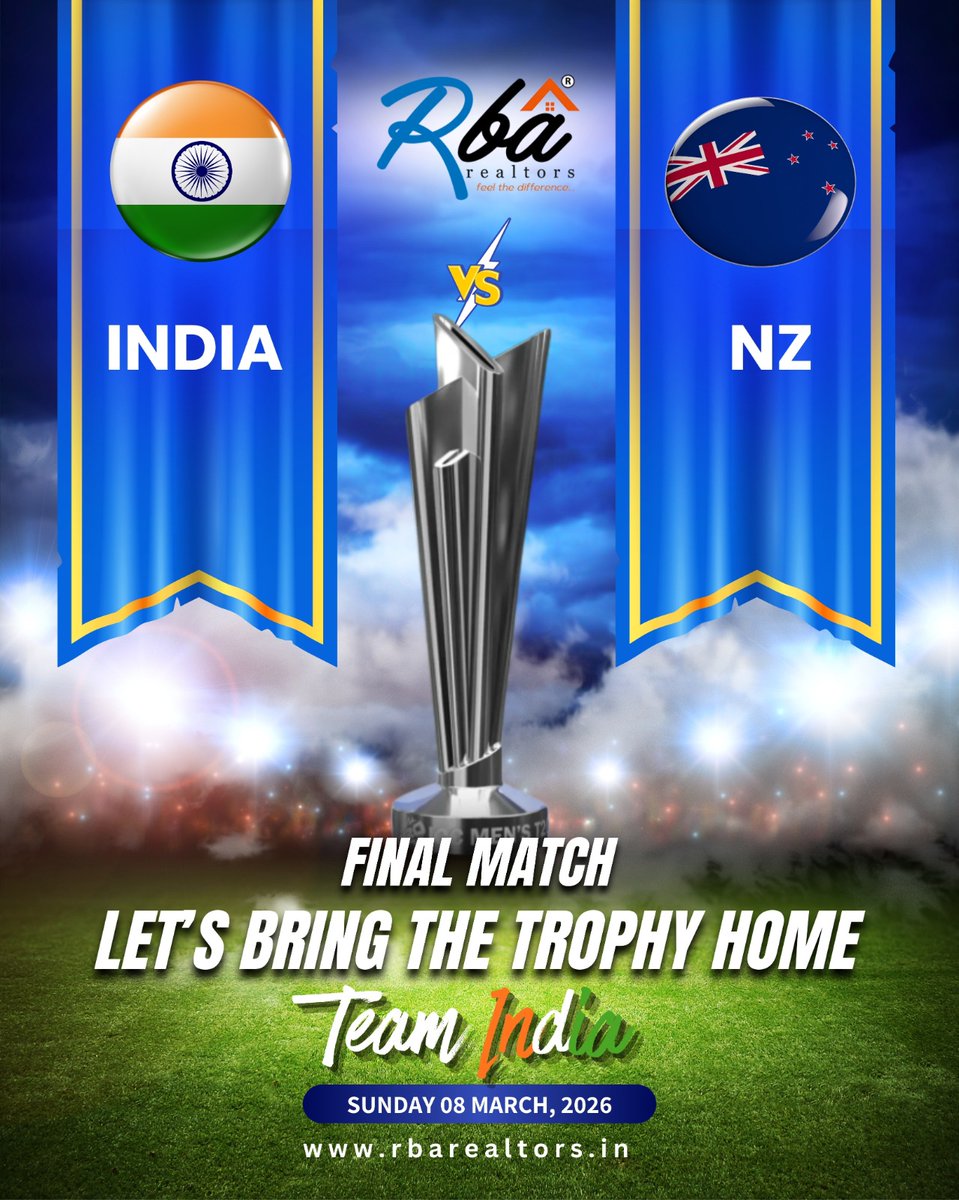 India 🇮🇳 vs New Zealand 🇳🇿 T20 final – cricket clash on 8 Mar 2026! #IndiaVsNZ #CricketFinal #TeamIndia #T20WorldCup