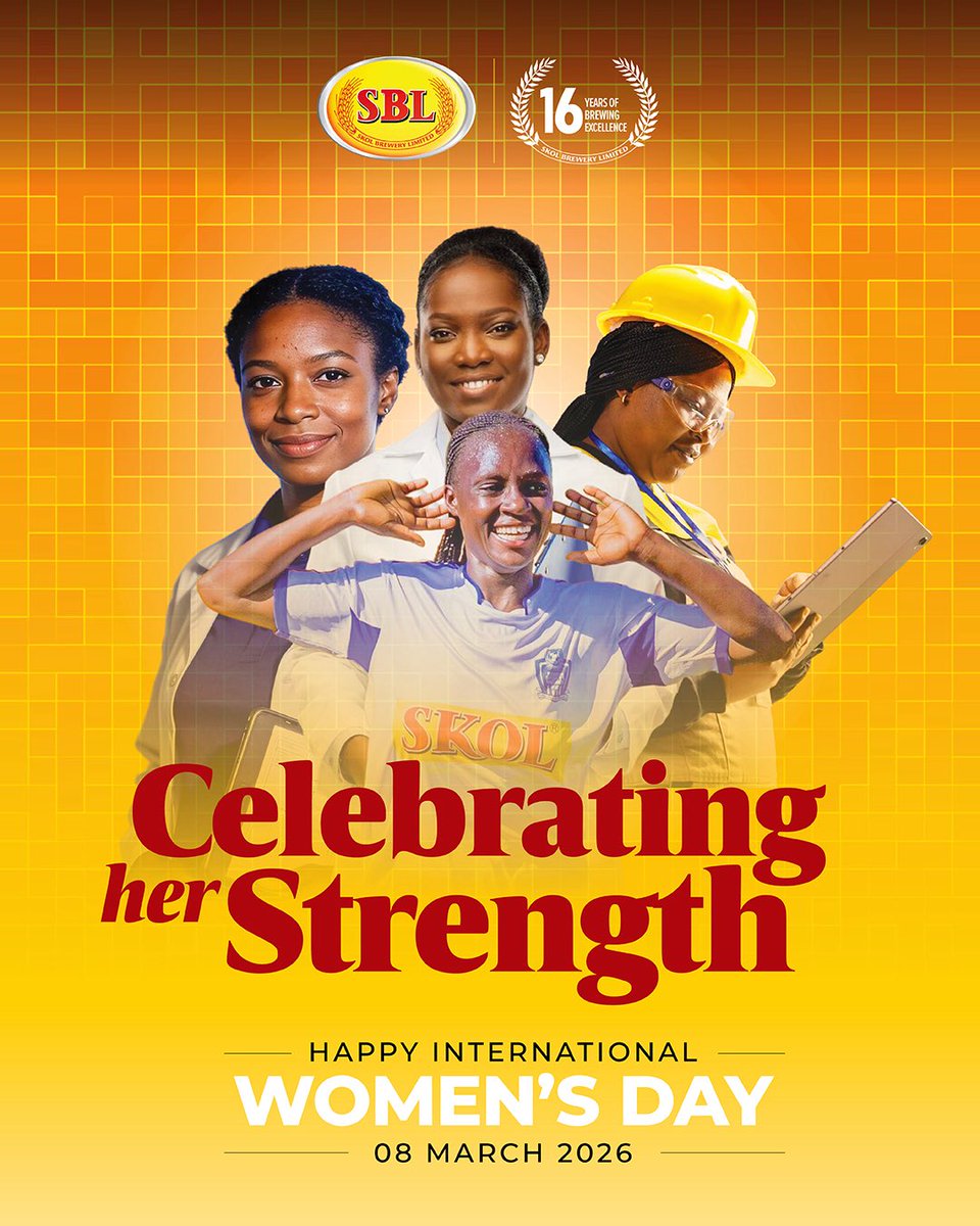 SkolRwanda's tweet photo. Today, we raise a glass to the incredible women everywhere. From the boardrooms  to the fields and homes, your dedication and spirit drive the society forward.

At SBL, we are proud to celebrate the talent and resilience that women bring to every industry and community. Wishing every woman a day filled with the recognition and joy you deserve.

#SKOLRwanda #InternationalWomen’s Day
