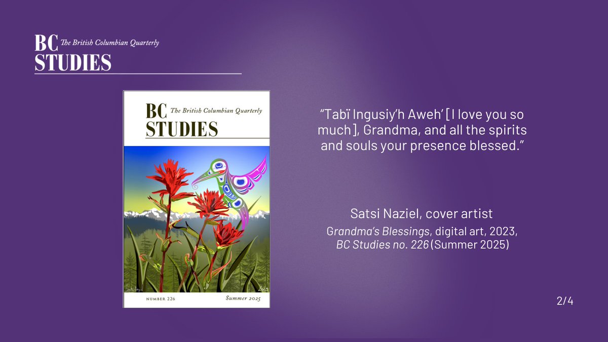 BC Studies Journal tweet media