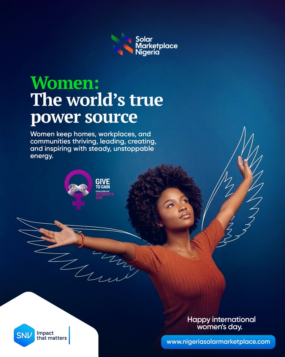 Women are powering progress across Nigeria’s solar sector from innovation and investment to community impact and leadership.

This International Women’s Day, we celebrate the women driving sustainable energy solutions and shaping a cleaner, more inclusive future for all.