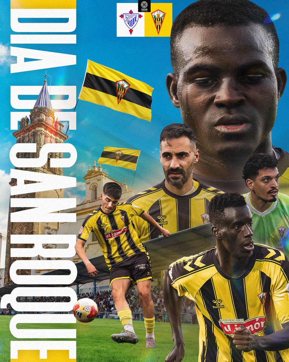 💛🖤 ¡𝗗𝗜𝗔 𝗗𝗘 𝗦𝗔𝗡 𝗥𝗢𝗤𝗨𝗘!

🆚 Bollullos CF
⌚️ 17:00H
🏟️ Estadio Eloy Ávila Cano

#BollullosSanRoque