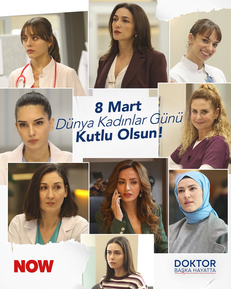 Güçleriyle ilham veren tüm kadınların “8 Mart Dünya Kadınlar Günü” kutlu olsun! 🩵 #DoktorBaşkaHayatta  <a href="/nowtvturkiye/">NOW</a>