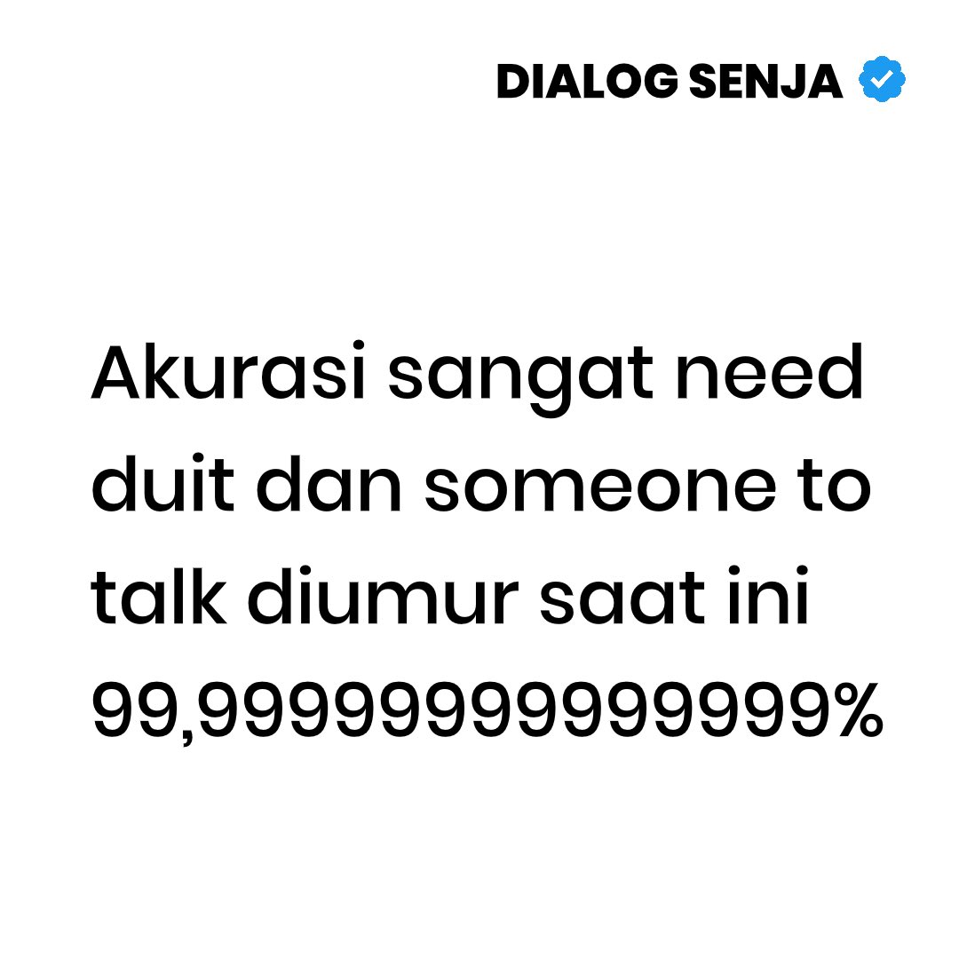 Dialog Senja tweet media