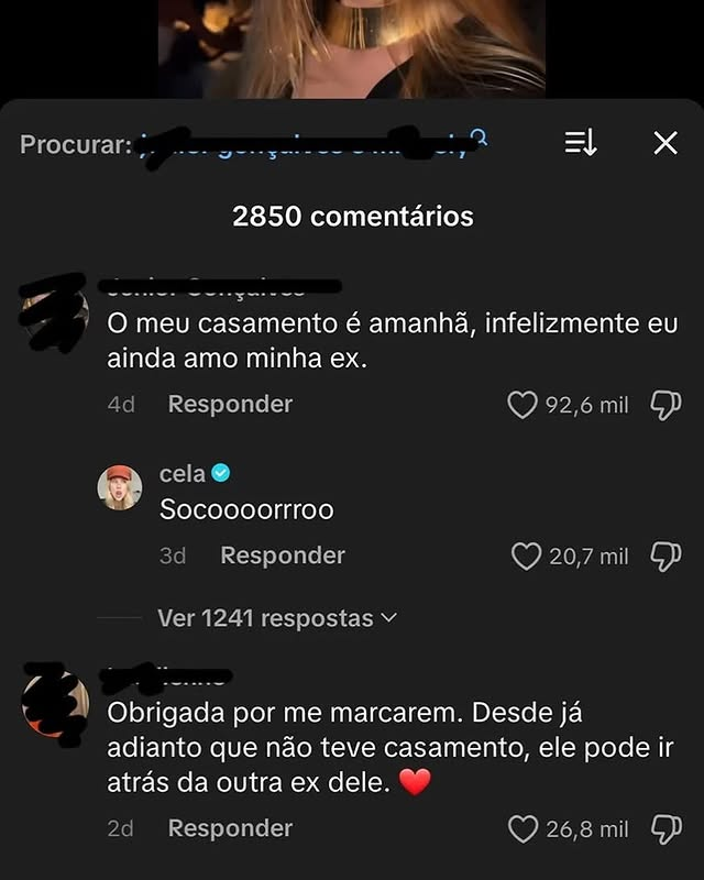 AcervoCharts's tweet photo. Noiva desiste do casamento após ver comentário do futuro marido na internet. https://t.co/21QtQDCUfK