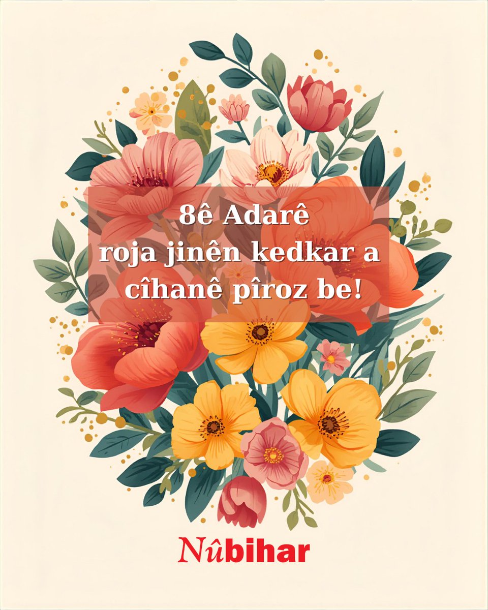 nubihar's tweet photo. 8ê Adarê
roja jinên kedkar a cîhanê pîroz be! https://t.co/pzmNaXvB4v