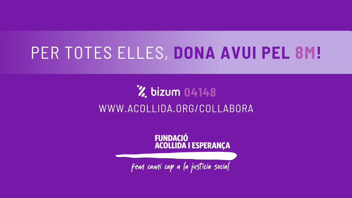 Fundació Acollida i Esperança tweet media