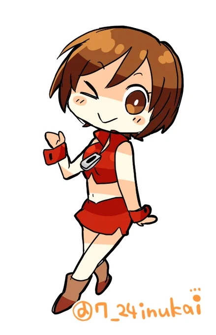 【#犬飼さんの毎日ミニキャラ】 2020年の桜ミク×アニメイトカフェのメニュー案(piaproコラボ)に応募した時のミニキャラです。 ▼採用されたメニューのFANBOXの紹介記事 ▼応募したメニュー(MEIKO印のミニピザ)
