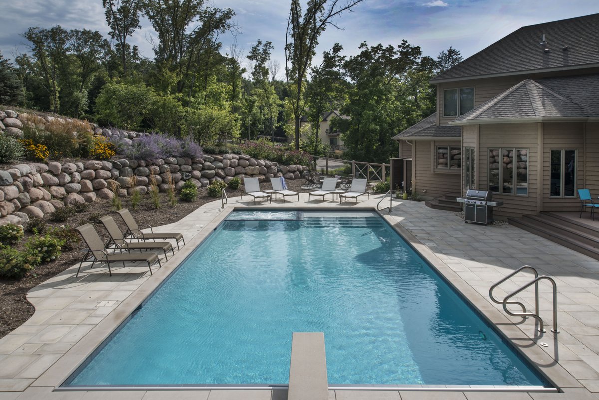 Lake Geneva Pool #marketing #pools #digitalmarketing #landscapedesign #outdoorliving #pooldesigns #swimmingpools #ingroundpools #poolbuildershttps://www.houzz.com/hznb/projects/lake-geneva-pool-pj-vj~1281664