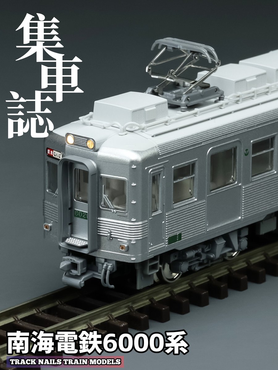 TrackTakagi's tweet photo. 南海電鉄6000系
#Nゲージ #鉄道模型 #南海6000系 #集車誌 https://t.co/ezSUravM7J