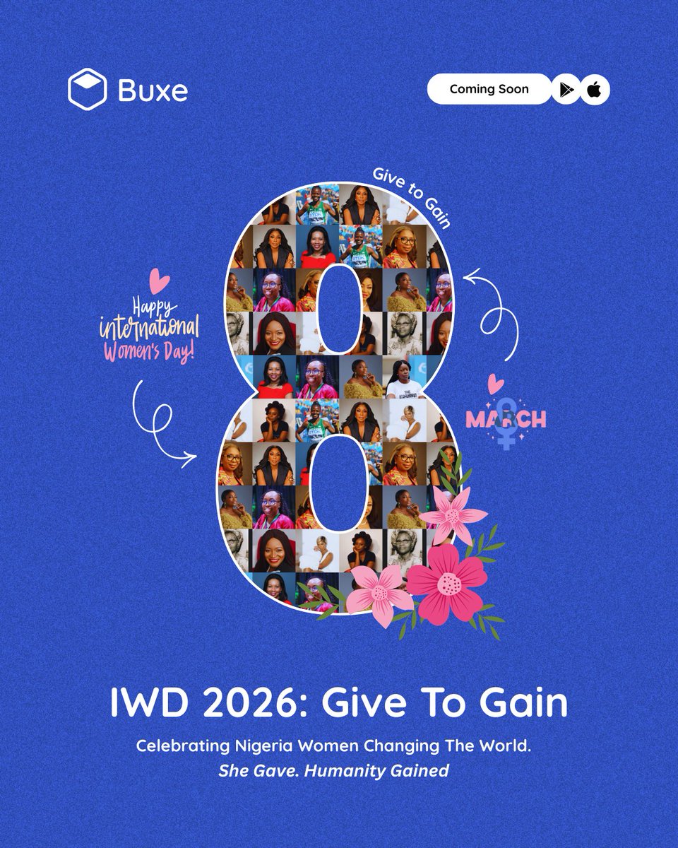 buxeapp's tweet photo. Happy International Women’s Day!! https://t.co/Apt0NOFi7N