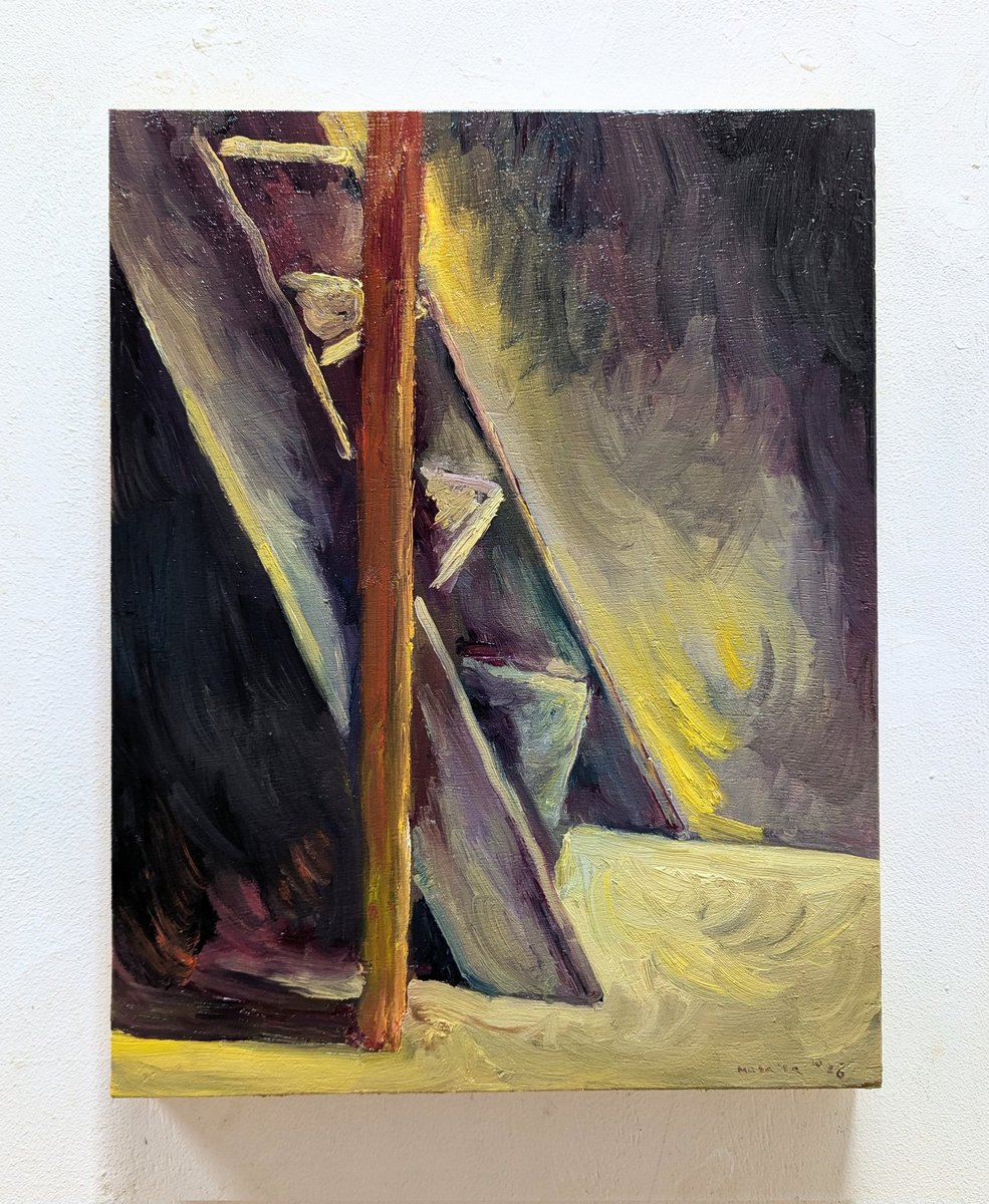 階段
#oilpainting