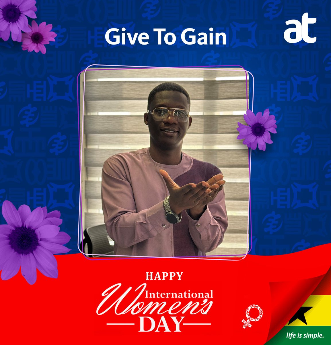 theatghana's tweet image. International Women’s Day 2026 💜
We Give to Gain.
Celebrating the strength, generosity and impact of women whose courage and contributions continue to shape our world.
#InternationalWomensDay #AT