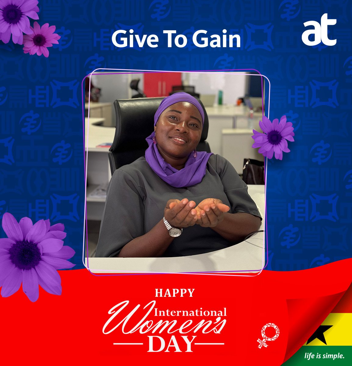 theatghana's tweet image. International Women’s Day 2026 💜
We Give to Gain.
Celebrating the strength, generosity and impact of women whose courage and contributions continue to shape our world.
#InternationalWomensDay #AT