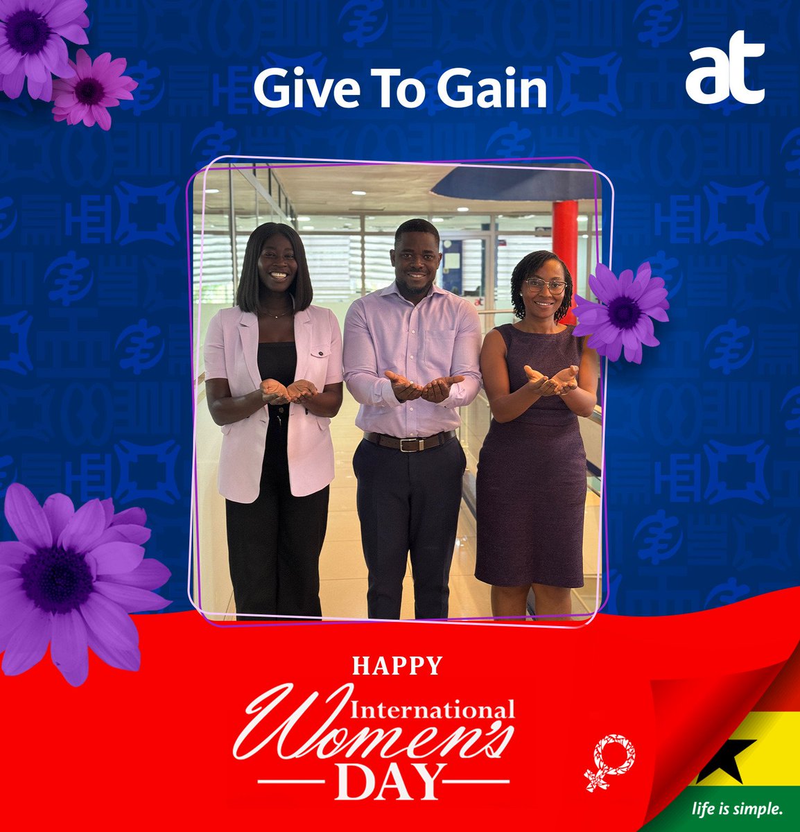 theatghana's tweet image. International Women’s Day 2026 💜
We Give to Gain.
Celebrating the strength, generosity and impact of women whose courage and contributions continue to shape our world.
#InternationalWomensDay #AT