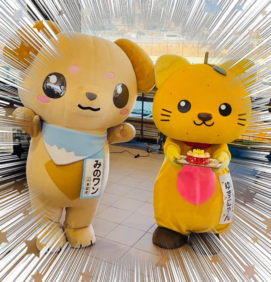 ゆずにゃんお誕生日会🎂 今日は、お誕生日会に来てくれてありがとにゃ