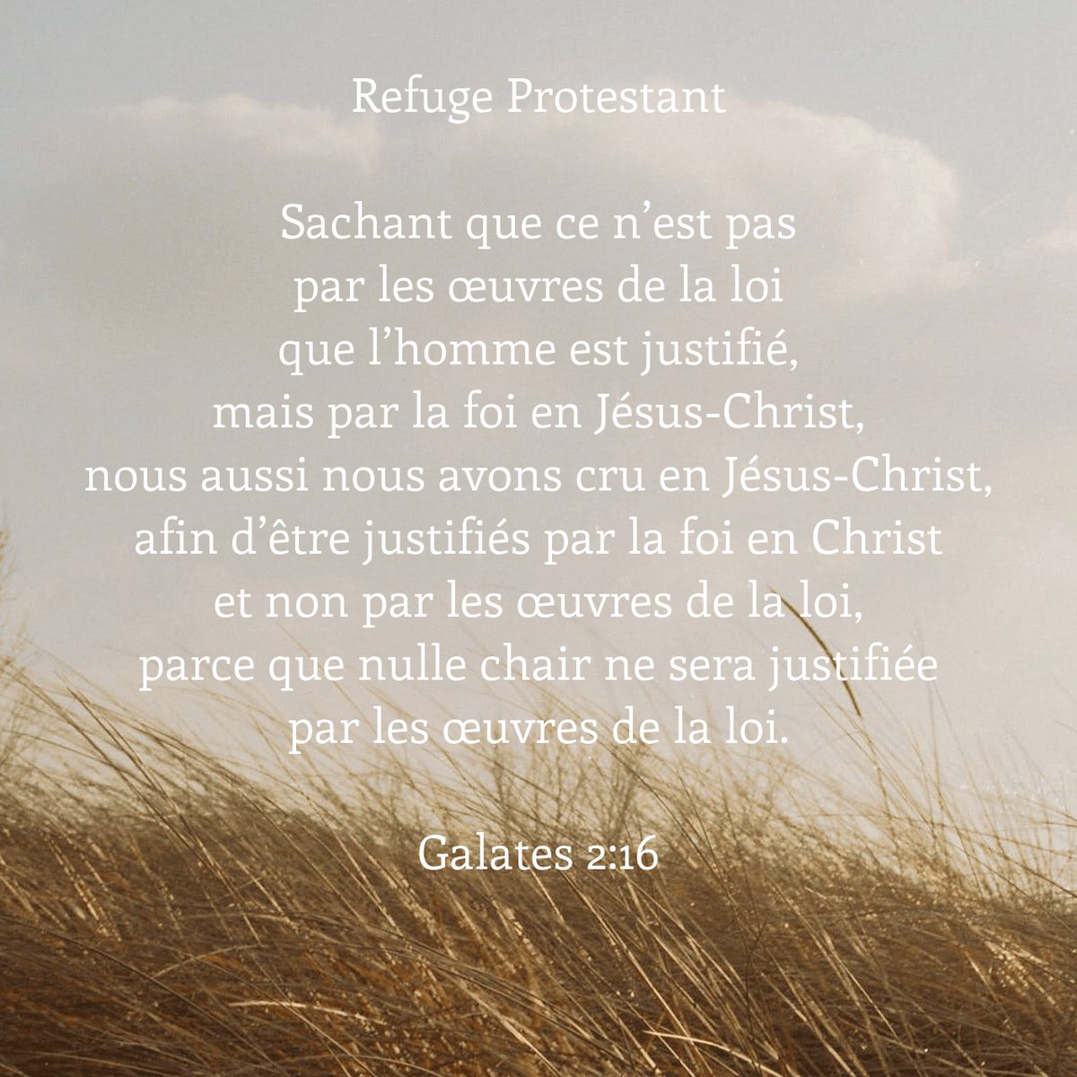 Ref_Protestant's tweet image. #refugeprotestant #jesuschrist #Dieu #God #foireformée #versetsbibliques #verseofday