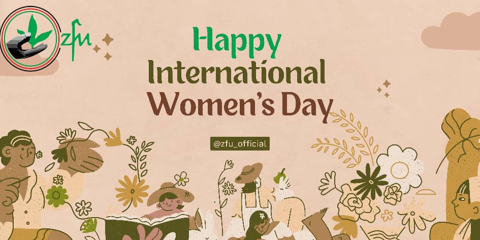 zfu_official's tweet photo. ZFU, in solidarity with women across the globe, celebrates  International Women's Day. We remain resolute in amplifying women's voices in the agricultural value chain and beyond, shaping narratives and transforming lives. 

Happy International Women’s Day!!
#IWD2026 https://t.co/7CoqsmNGQ5