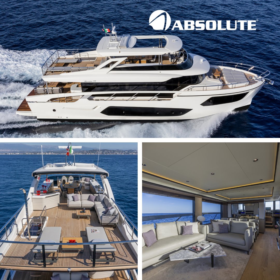 ApprovedBoats's tweet image. Some owners place larger yachts in charter programmes to offset costs. Models like the Absolute Navetta 70/75, Absolute 70 Fly, &amp;amp; Aquila 70 are ideal with multiple guest cabins &amp;amp; spacious social areas. Explore more: approvedboats.com  
#LuxuryYachting #YachtOwnership