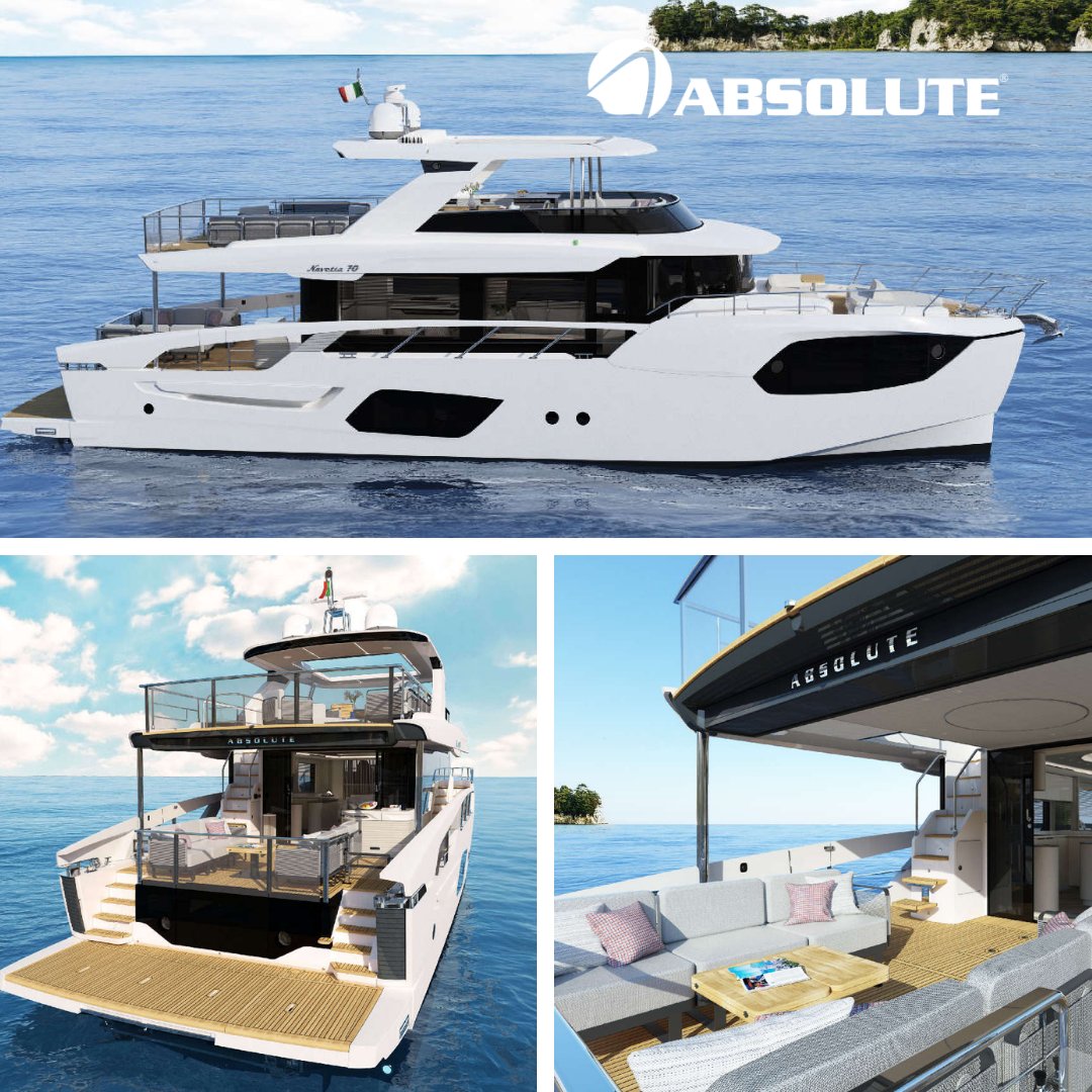 ApprovedBoats's tweet image. Some owners place larger yachts in charter programmes to offset costs. Models like the Absolute Navetta 70/75, Absolute 70 Fly, &amp;amp; Aquila 70 are ideal with multiple guest cabins &amp;amp; spacious social areas. Explore more: approvedboats.com  
#LuxuryYachting #YachtOwnership