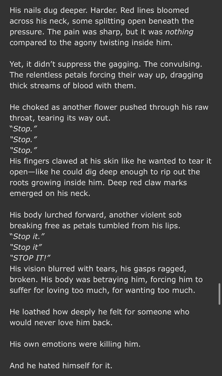 i cringe every time i reread my previous fanfics but i will NEVER hate this specific scene

i remember acting it out and everything, it was so 🤌🏽🤌🏽🤌🏽