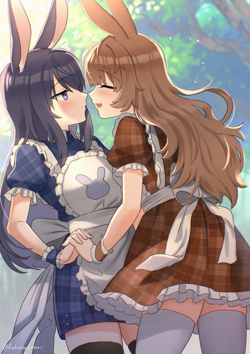 鼻チュー🐰💞
#創作百合 