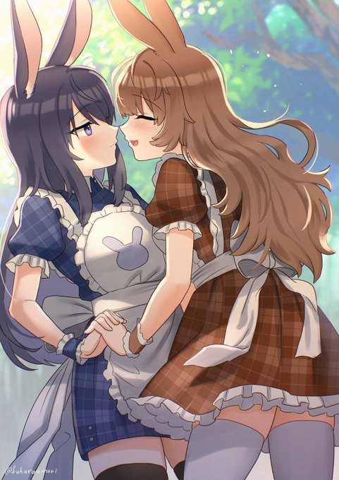 鼻チュー #創作百合