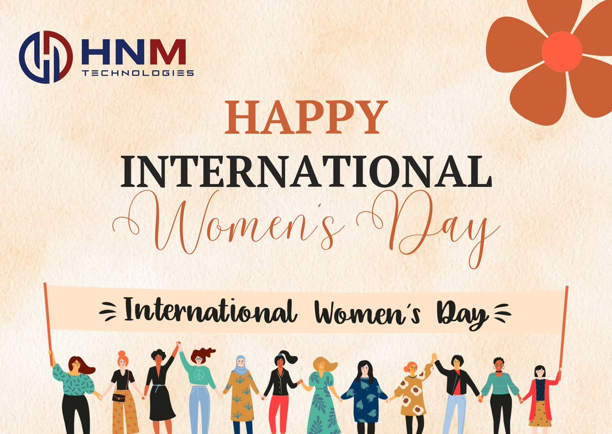 hnmtechnologies's tweet photo. On this International Women’s Day, HNM Technologies celebrates the strength, innovation, and leadership of women who are shaping the future of technology.

We honor their achievements, resilience, and the inspiration they bring to the world every day.

#InternationalWomensDay https://t.co/0L1lYgaO3r