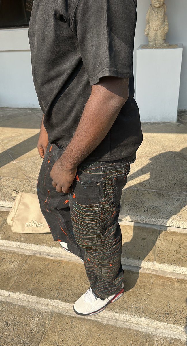 Davidtotheworld's tweet photo. @byagoro going rad w the denims https://t.co/IFOCIu9ofM