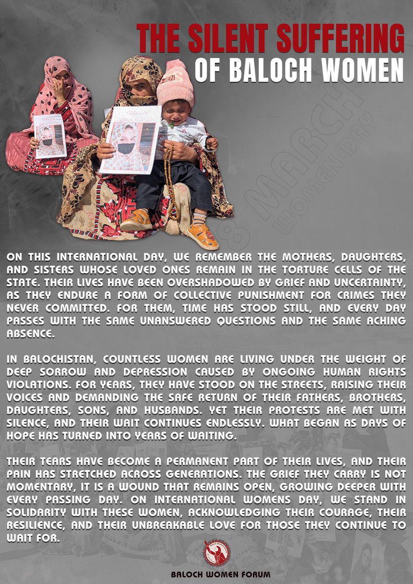 Baloch Women Forum tweet media