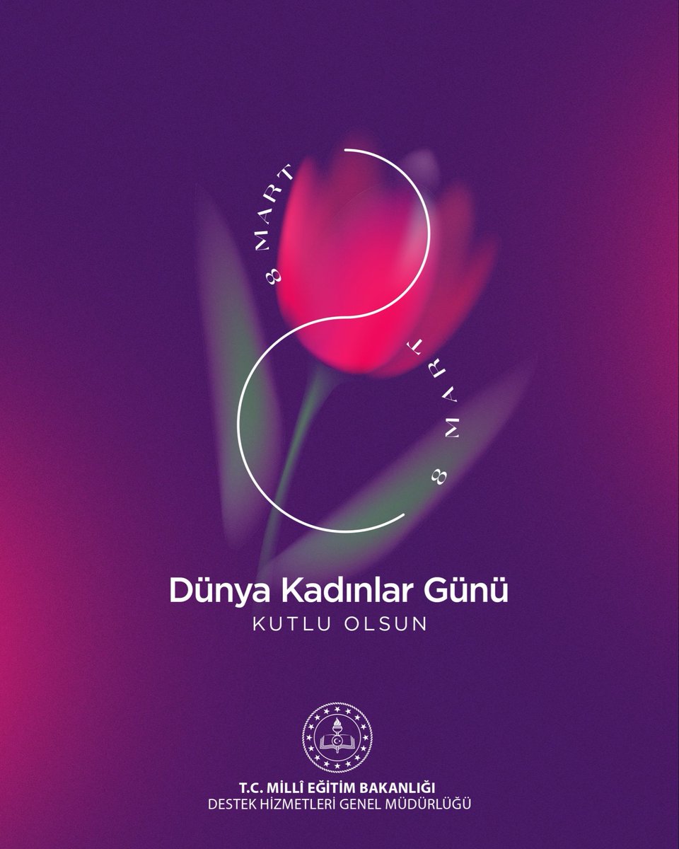 meb_dhgm's tweet photo. Emeğiyle topluma değer katan, irfanıyla nesillere yön veren kadınlarımızın 8 Mart Dünya Kadınlar Günü’nü tebrik ediyor; hayatımıza kattıkları değer için şükranlarımızı sunuyoruz. 💐

@tcmeb @Yusuf__Tekin @omurfatih https://t.co/hRKVaQDr1H