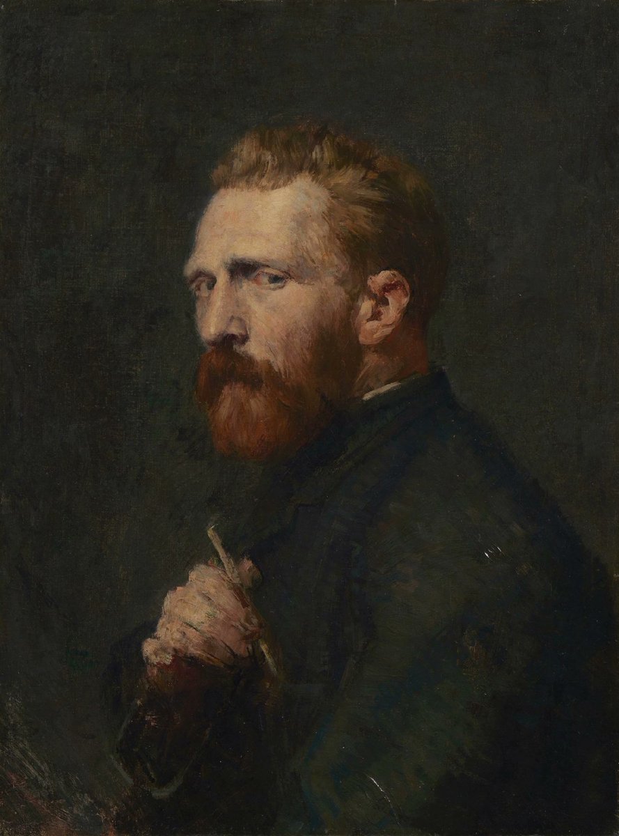Art_Lives_On's tweet photo. John Peter Russell painted this portrait of Vincent Van Gogh in 1886 and it is considered to be the most accurate likeness of Vincent as an adult since no photos exist. https://t.co/Q8d5BqkiFv