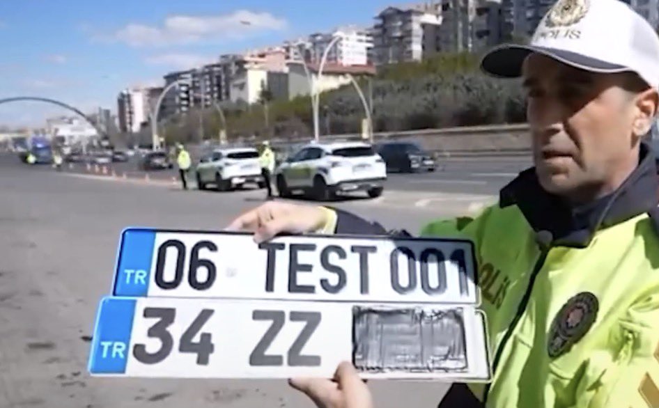 Olması gereken ve APP plaka karşılaştırıldı.