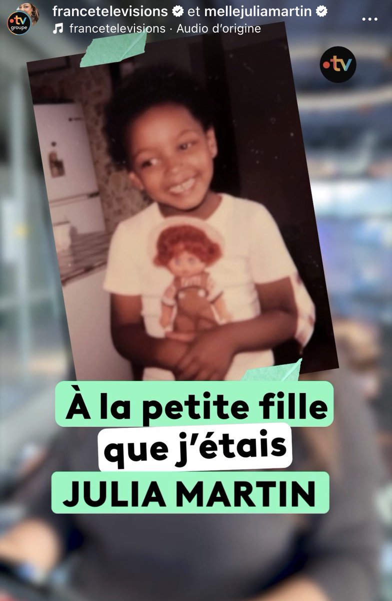 JuliaMartinFR's tweet photo. À la petite fille que j’étais.

Un jour, tes questions deviendront ton métier.

Merci @Francetele pour cette belle initiative du 8 mars.

#8mars #JourneeDesDroitsDesFemmes https://t.co/V0219jXEn6
