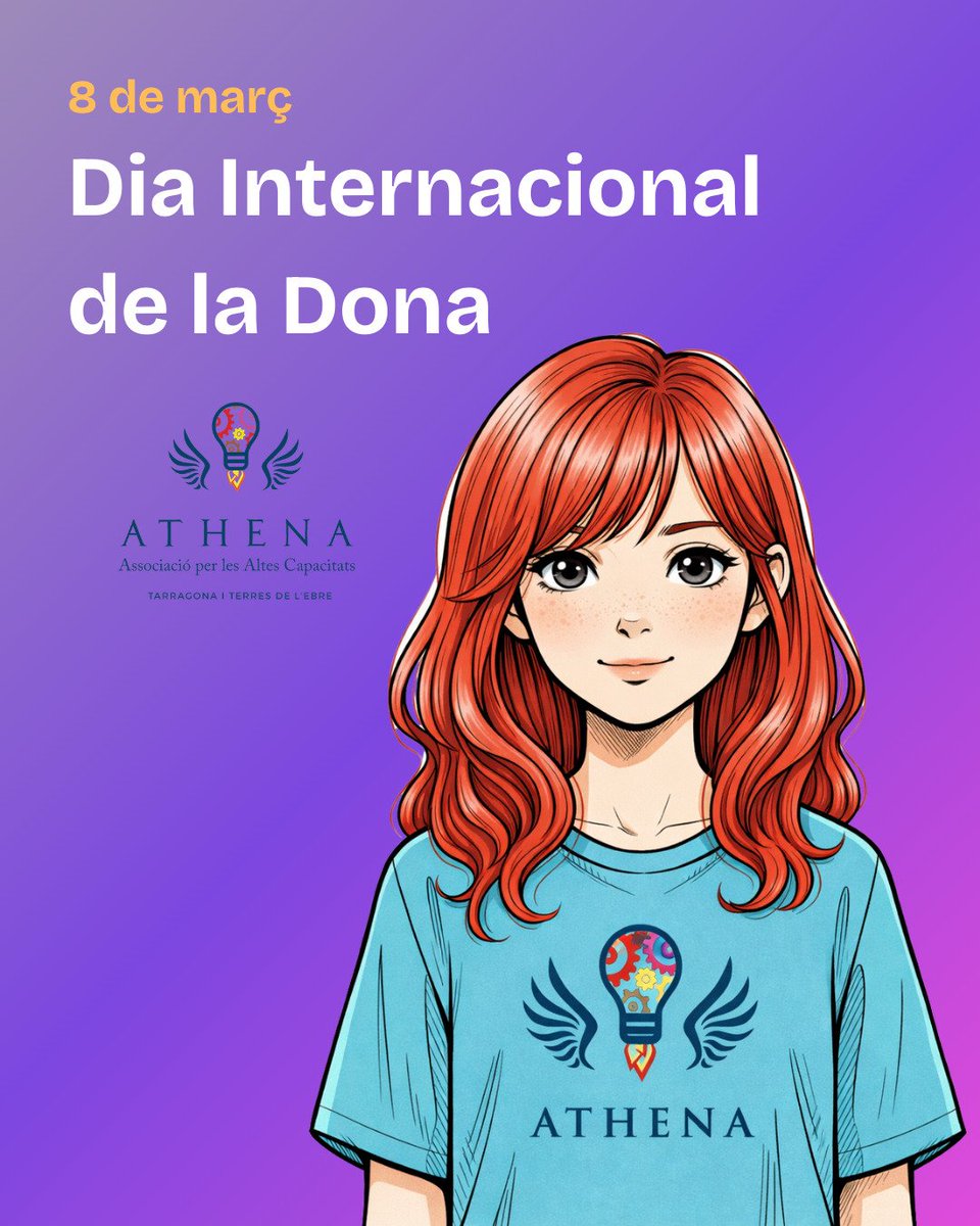 AaccAthena's tweet photo. 💜 8M - Dia Internacional de la Dona 

Avui alcem la veu, alcem el puny ✊ i seguim lluitant per la igualtat, la justícia i els drets de totes les dones.

Que cada dia sigui una passa més cap a un futur més just i igualitari! 🌍♀️

#8M #DiaInternacionalDeLaDona #Igualtat #Athena https://t.co/wx6EgJuDcQ
