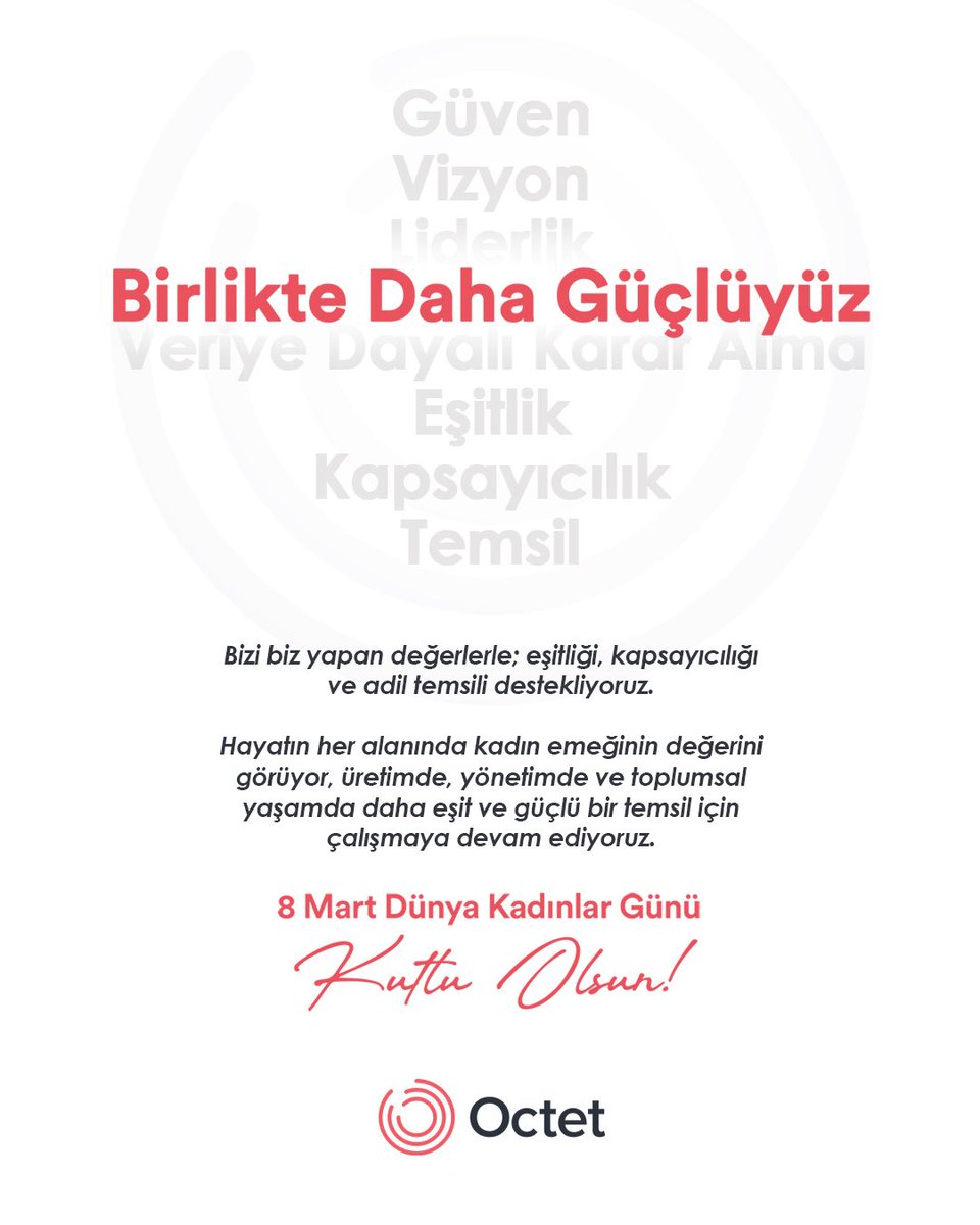 Octet Türkiye tweet media