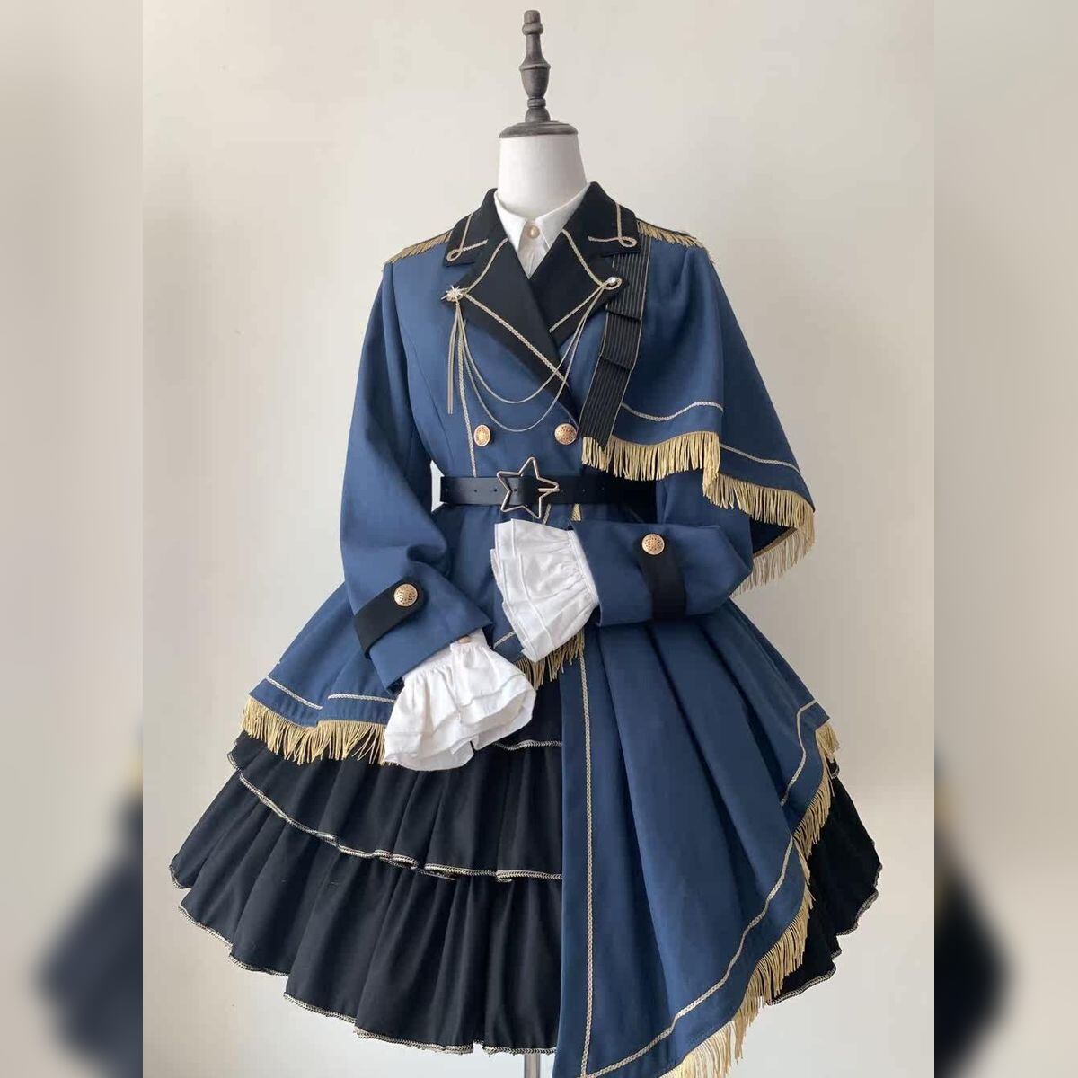 星夜の守護騎士ミリタリーロリィタセットアップ💗